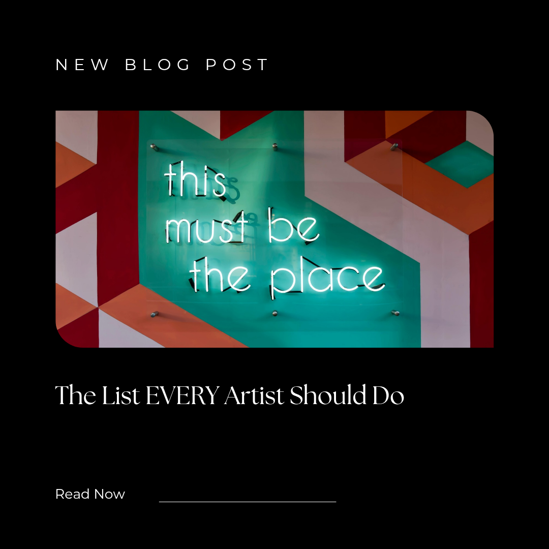 The List EVERY Artist Should Do!