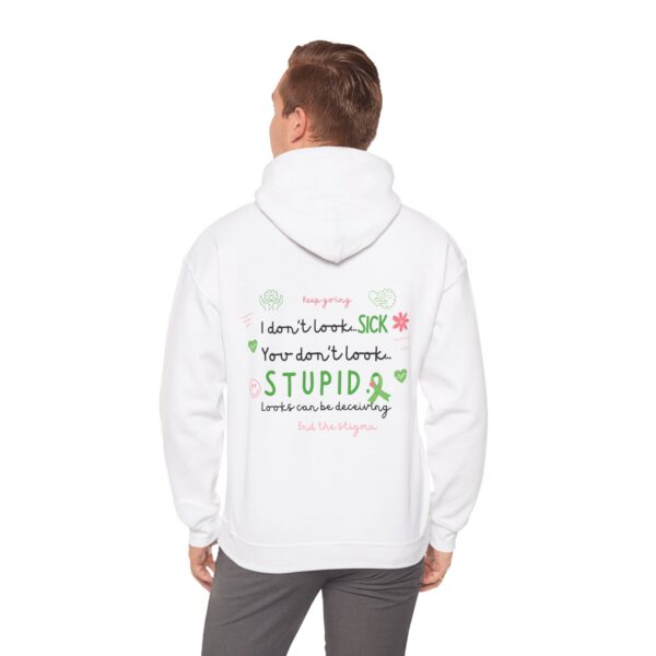 You Are Not Alone Front and Back Print Hoodie - Image 2