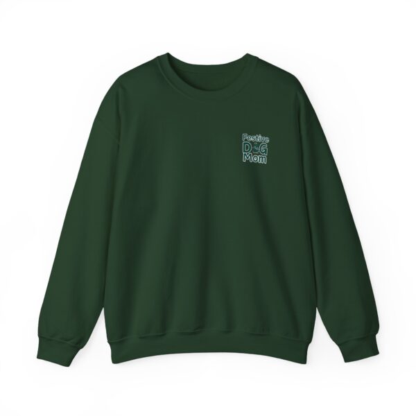 Festive Dog Mom Holiday Sweatshirt - Image 2