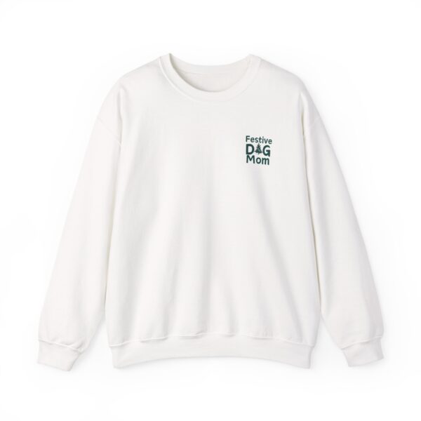 Festive Dog Mom Holiday Sweatshirt - Image 5