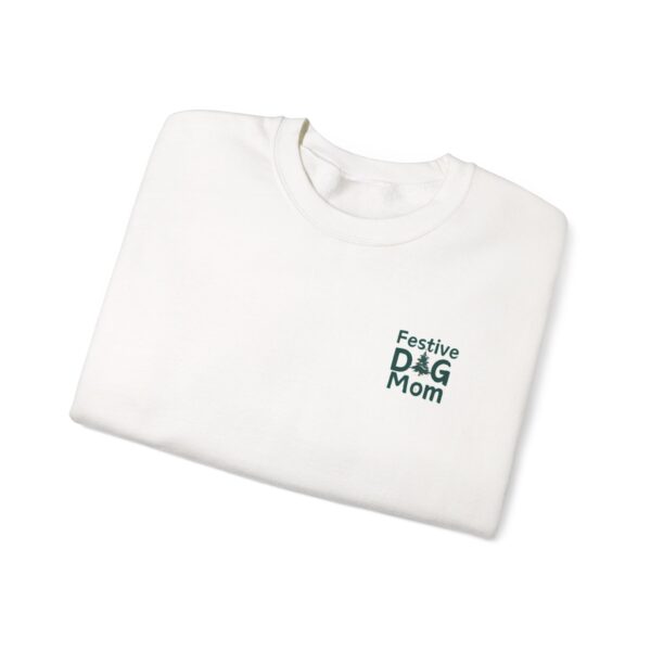 Festive Dog Mom Holiday Sweatshirt - Image 7