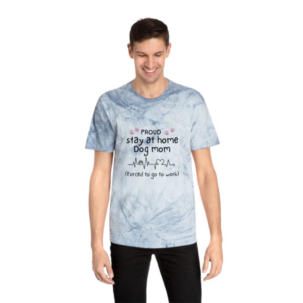 Stay at Home Dog Mom  Color Blast T-Shirt - Image 3