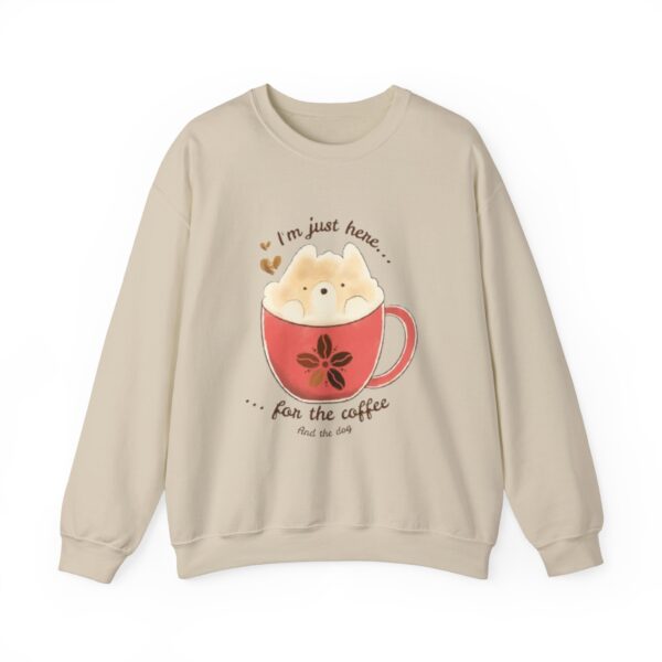 Im Just Here for the Coffee Cute Sweatshirt - Image 2