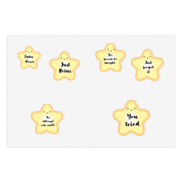 Passive Aggressive Gold Star Sticker Set - Image 5