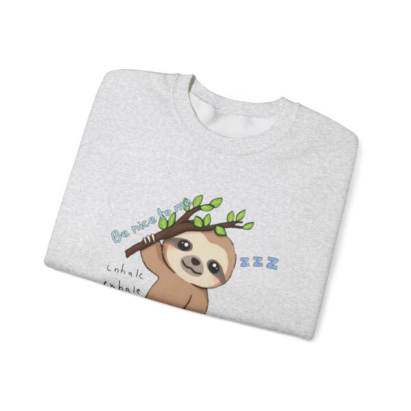 Tired and Anxious Sloth Sweatshirt - Image 2