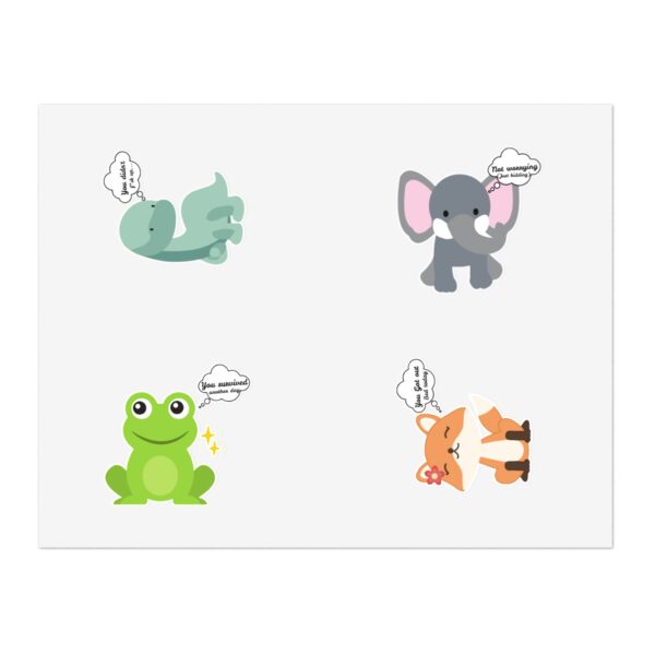 Cute Passive Aggressive Animal Stickers - Image 13