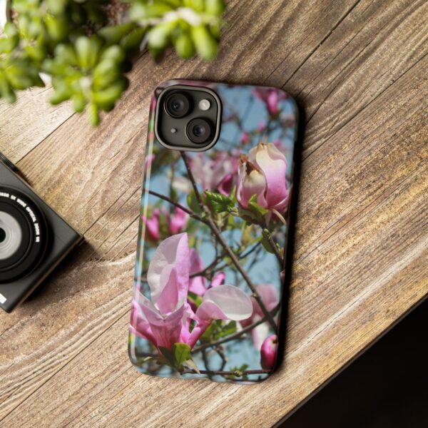 Pink Magnolia Blooms Tough Cases - Image 157