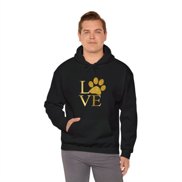 Love is a Four Letter Word Hoodie (Gold) - Image 2