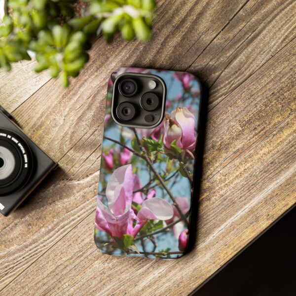 Pink Magnolia Blooms Tough Cases - Image 166