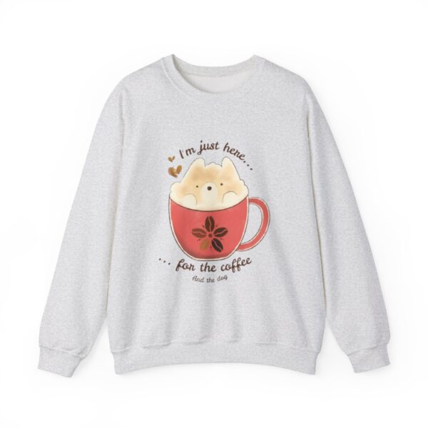 Im Just Here for the Coffee Cute Sweatshirt - Image 4