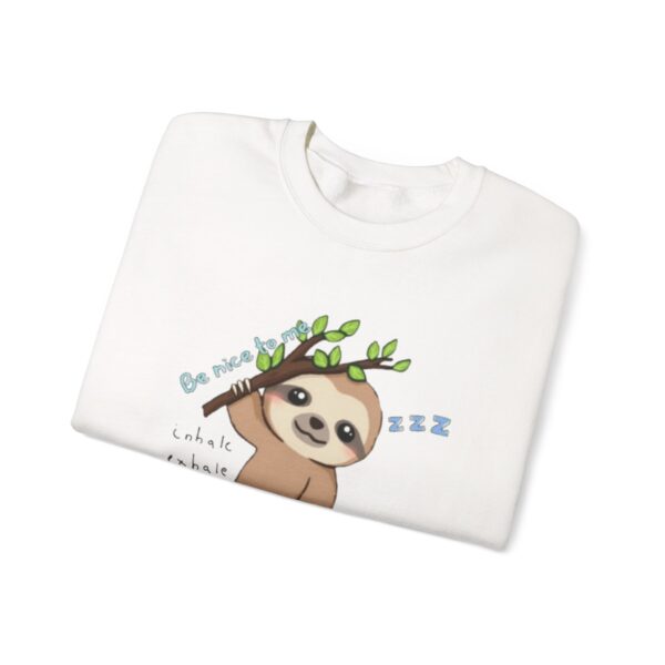 Tired and Anxious Sloth Sweatshirt - Image 3