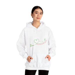 You Are Not Alone Front and Back Print Hoodie