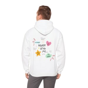 Repeat After Me Cute Cozy Affirmation Sweatshirt