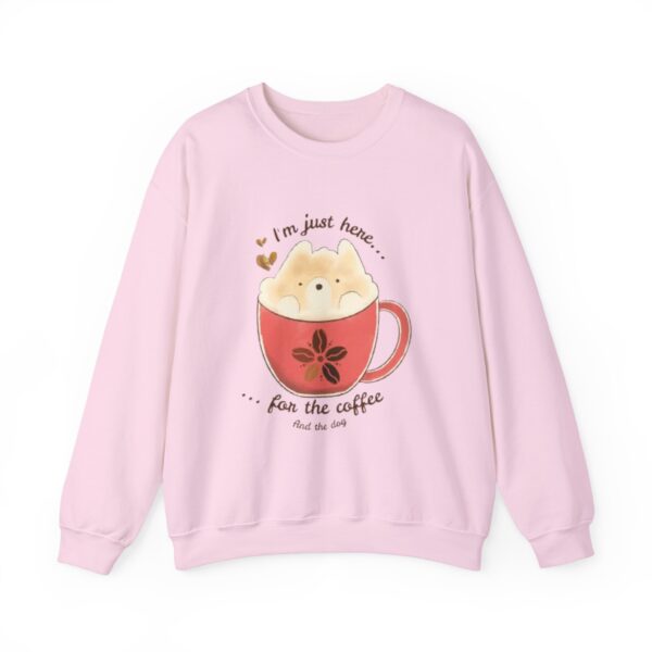 Im Just Here for the Coffee Cute Sweatshirt - Image 6