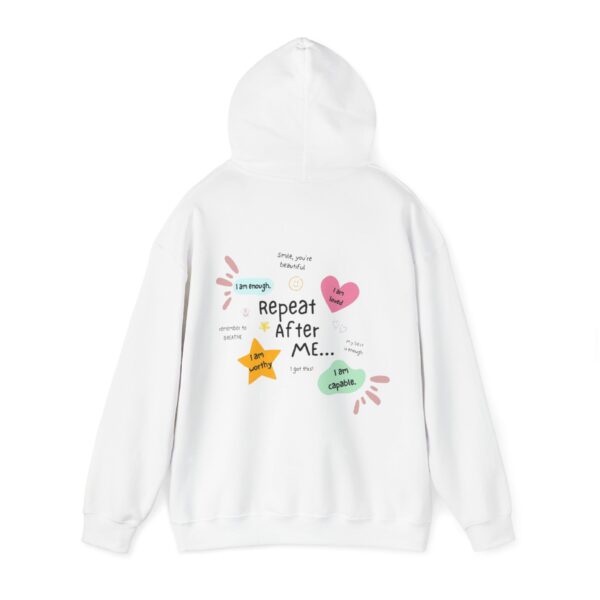 Repeat After Me Cute Cozy Affirmation Sweatshirt - Image 2