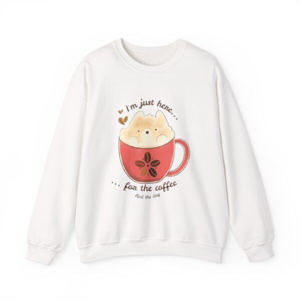 Im Just Here for the Coffee Cute Sweatshirt - Image 5
