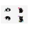 Silly Passive Aggressive Black Cat Stickers - Image 2