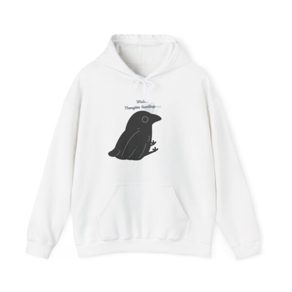 Thoughts Loading Crow Hoodie - Image 3