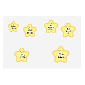 Passive Aggressive Gold Star Sticker Set