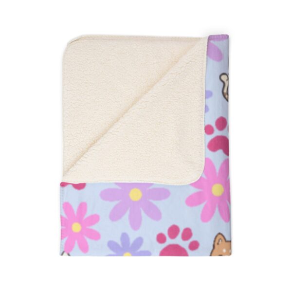 Cozy Pet-Themed Fleece Sherpa Blanket | Cute Animal Print | Gift for Pet Lovers | Soft Throw Blanket | Home Decor - Image 8