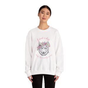 A Book A Day Wolf Sweatshirt - Cozy Unisex Crewneck for Book Lovers