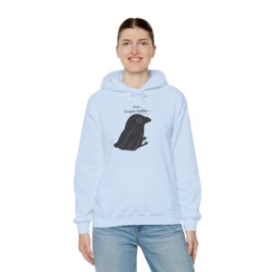 Thoughts Loading Crow Hoodie