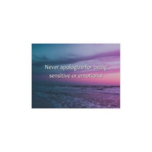 Never Apologize  Astethic Postcard Bundle