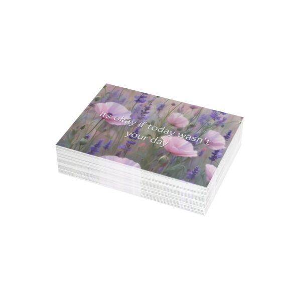 Its Okay Floral  Astethic Postcard Bundle - Image 2