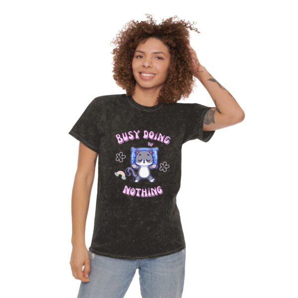 Busy Doing Nothing Mineral Wash T-Shirt - Image 4
