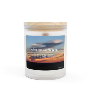 When this candle is lit Anxiety Relif Candle