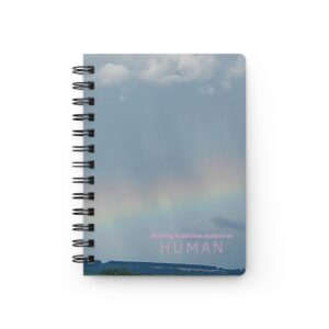 Inspirational Spiral Bound Journal - Making Mistakes Makes Us HUMAN