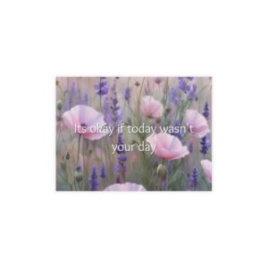 Its Okay Floral  Astethic Postcard Bundle