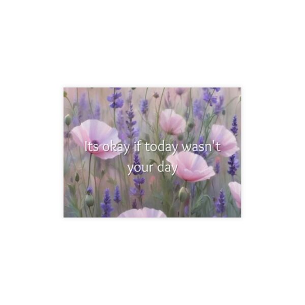 Its Okay Floral  Astethic Postcard Bundle