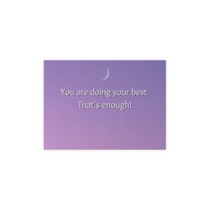 You Are Doing Your Best  Astethic Postcard Bundle