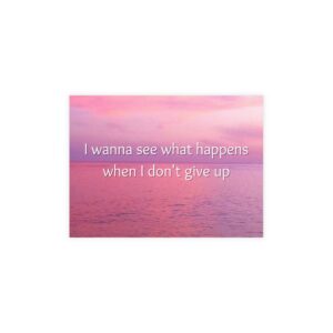 I Wanna See What Happens Pink Astethic Postcard Bundle