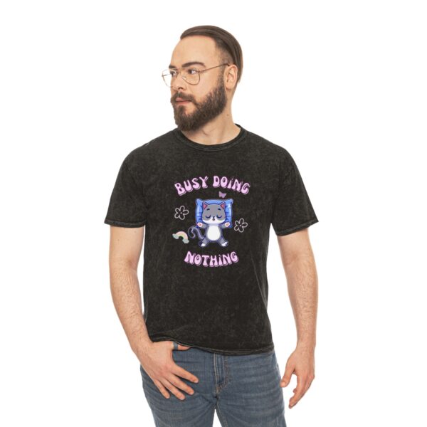 Busy Doing Nothing Mineral Wash T-Shirt - Image 3