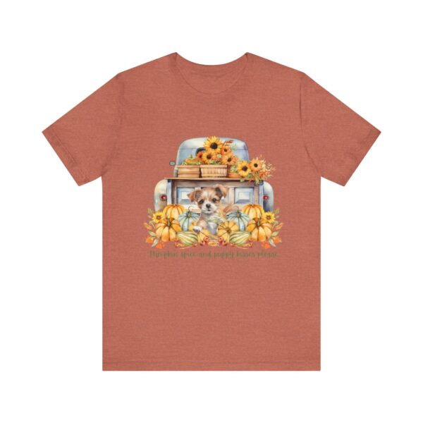 Cute Dog and Pumpkin Fall Tshirt - Image 5