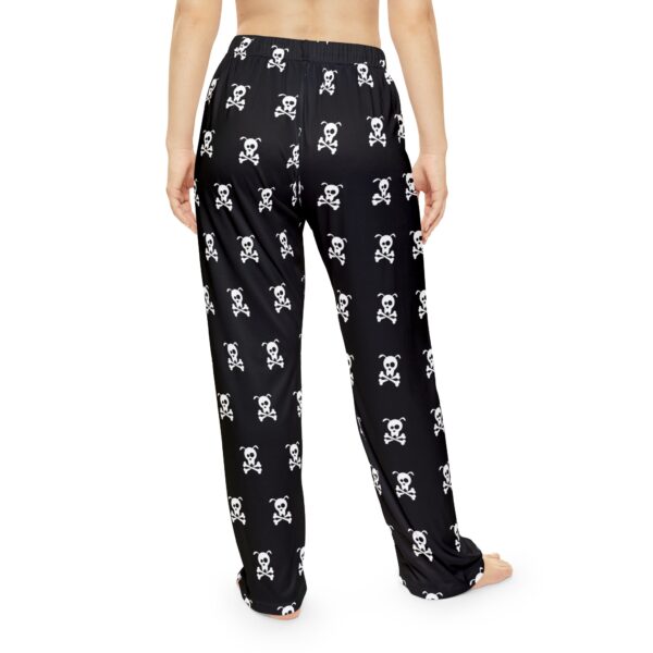 Edgy Skull Print Women's Pajama Pants - Cozy Loungewear for Halloween