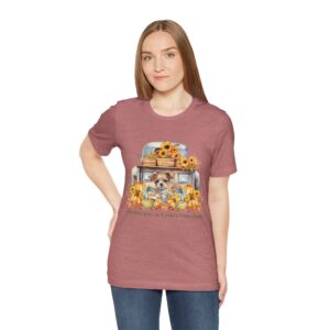 Cute Dog and Pumpkin Fall Tshirt