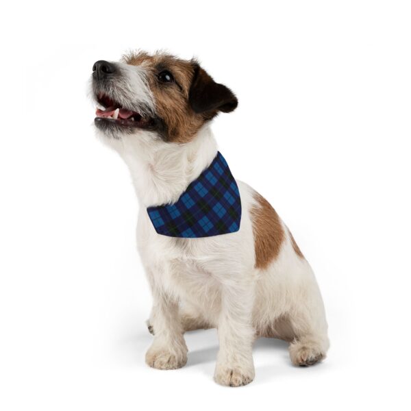 Blue Plaid Cozy Pet Bandana