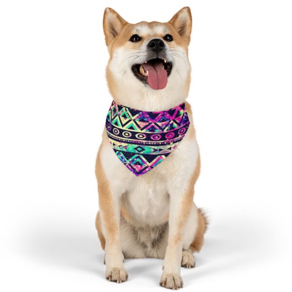 Rainbow Tribal Dog Pet Bandana