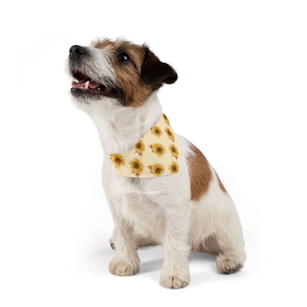 Sunflower Vibes Pet Bandana - Image 2