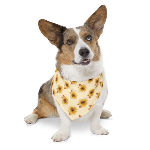 Sunflower Vibes Pet Bandana - Image 3