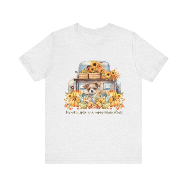 Cute Dog and Pumpkin Fall Tshirt - Image 4