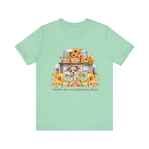 Cute Dog and Pumpkin Fall Tshirt - Image 7