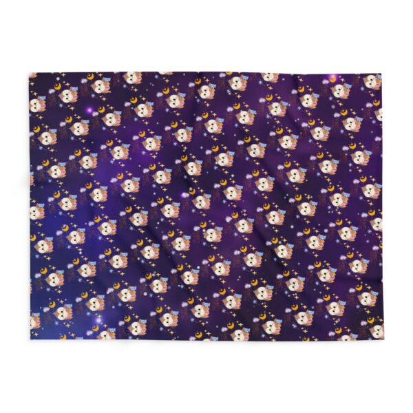Cozy Bookworm Owl Fleece Blanket, - Image 10
