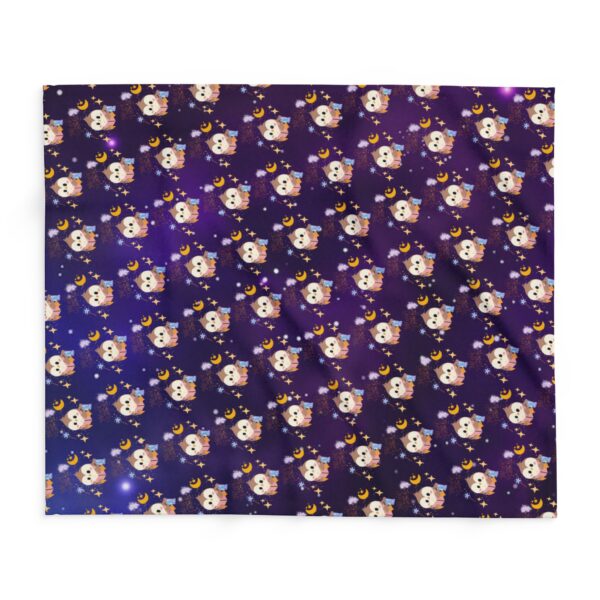 Cozy Bookworm Owl Fleece Blanket, - Image 6