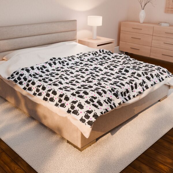 Cozy Cow Print Blanket - Warm Velveteen Plush Throw, Cute Home Decor, Gift for Cows Lovers, Snuggle Blanket, Farmhouse Style Cozy - Image 12