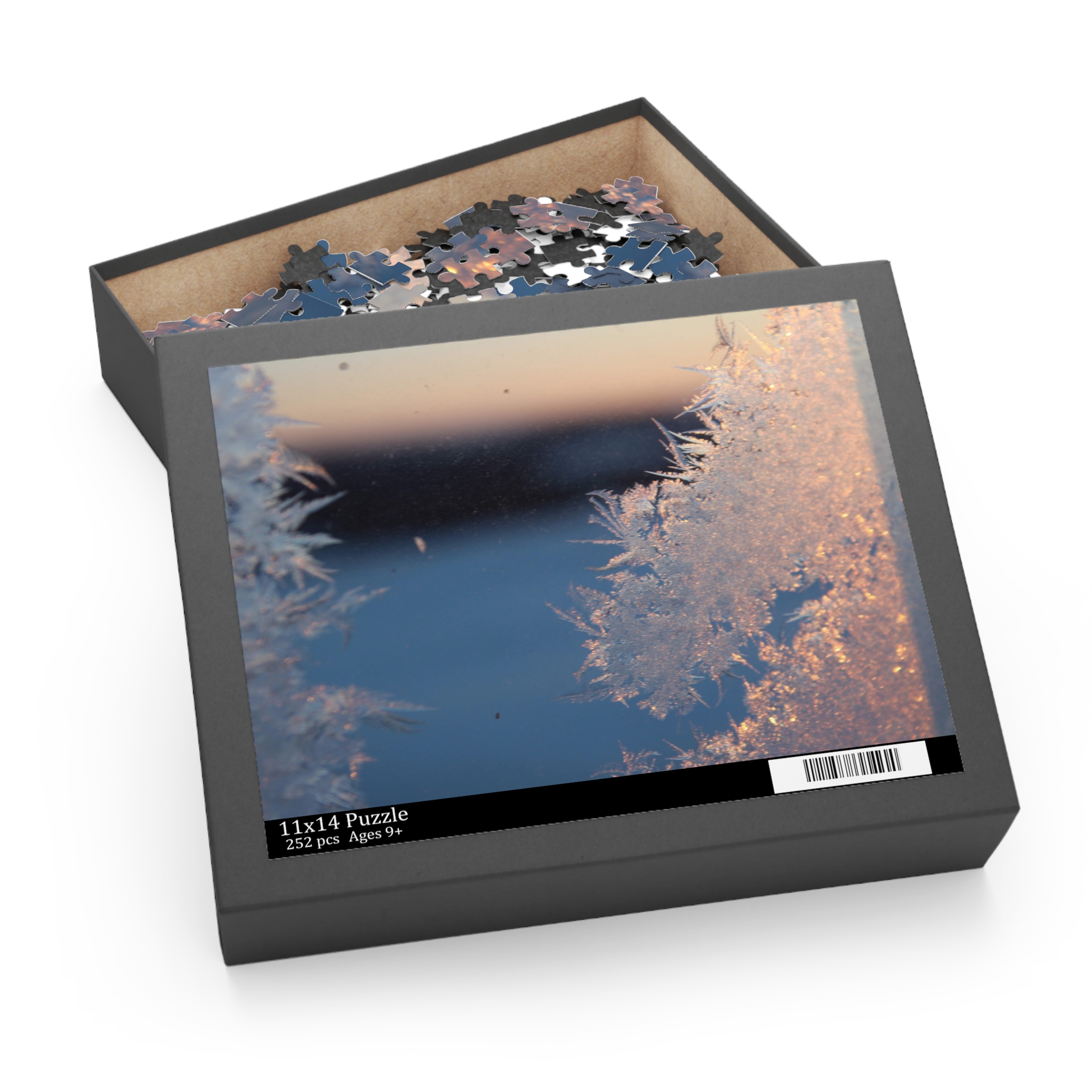 Winter Frost Macro Puzzle — Scenic Snowflake Photo Jigsaw (120/252/500 pcs) - Image 7