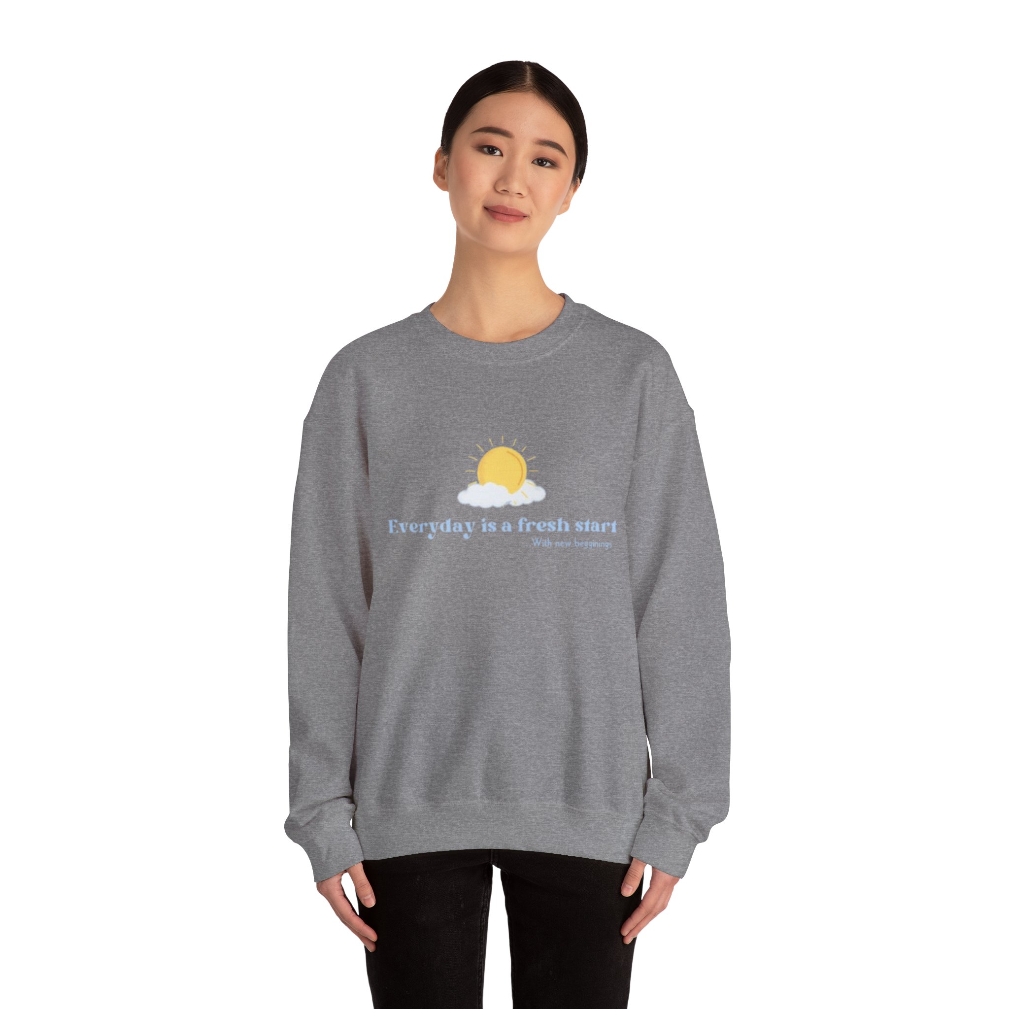Everyday Is a Fresh Start Crewneck Sweatshirt - Image 2